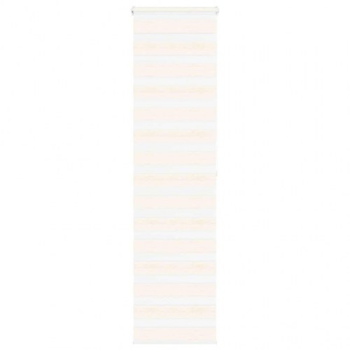 Zebragardin - marmorbeige 60×200 cm, stofbredde 55,9 cm, polyester