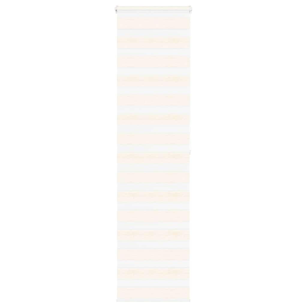 Zebragardin marmorbeige 60x200 cm stofbredde 55,9 cm polyester