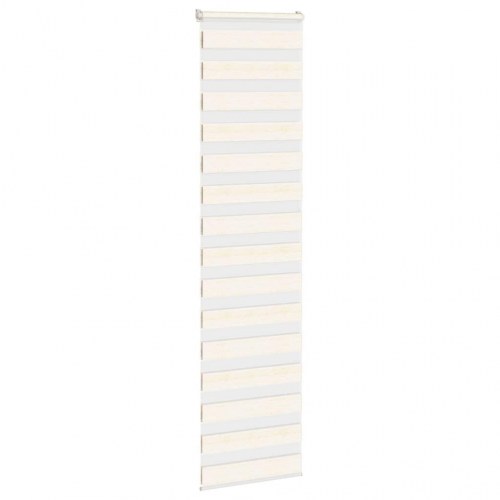 Zebragardin - marmorbeige 60×200 cm, stofbredde 55,9 cm, polyester