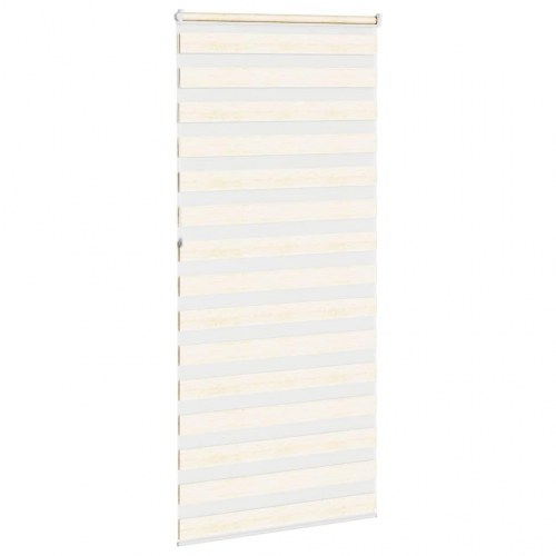 Zebragardin - marmorbeige 105×230 cm, stofbredde 100,9 cm, polyester