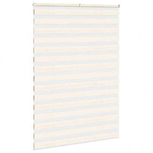 Zebragardin - marmorbeige 155×200 cm, stofbredde 150,9 cm, polyester