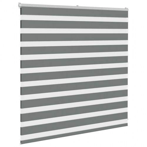 Zebragardin mørkegrå 145×100 cm - stofbredde 140,9 cm, polyester