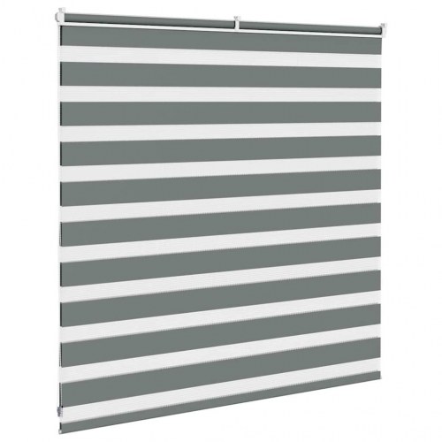 Zebragardin mørkegrå 145×100 cm - stofbredde 140,9 cm, polyester