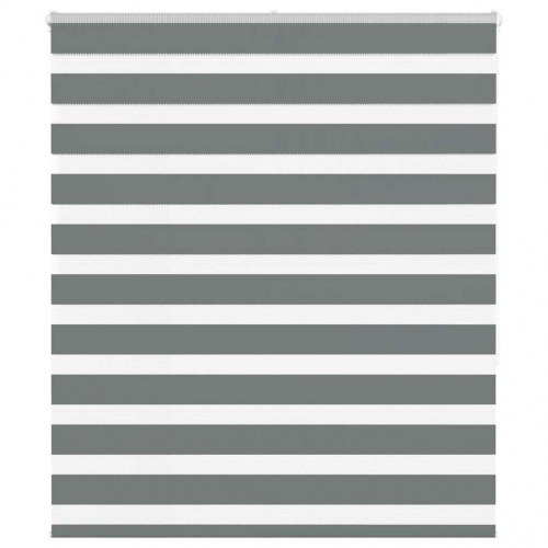 Zebragardin mørkegrå 120×150 cm - stofbredde 115,9 cm, polyester