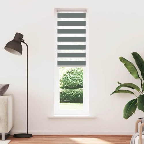Zebragardin mørkegrå 60×200 cm - stofbredde 55,9 cm, polyester