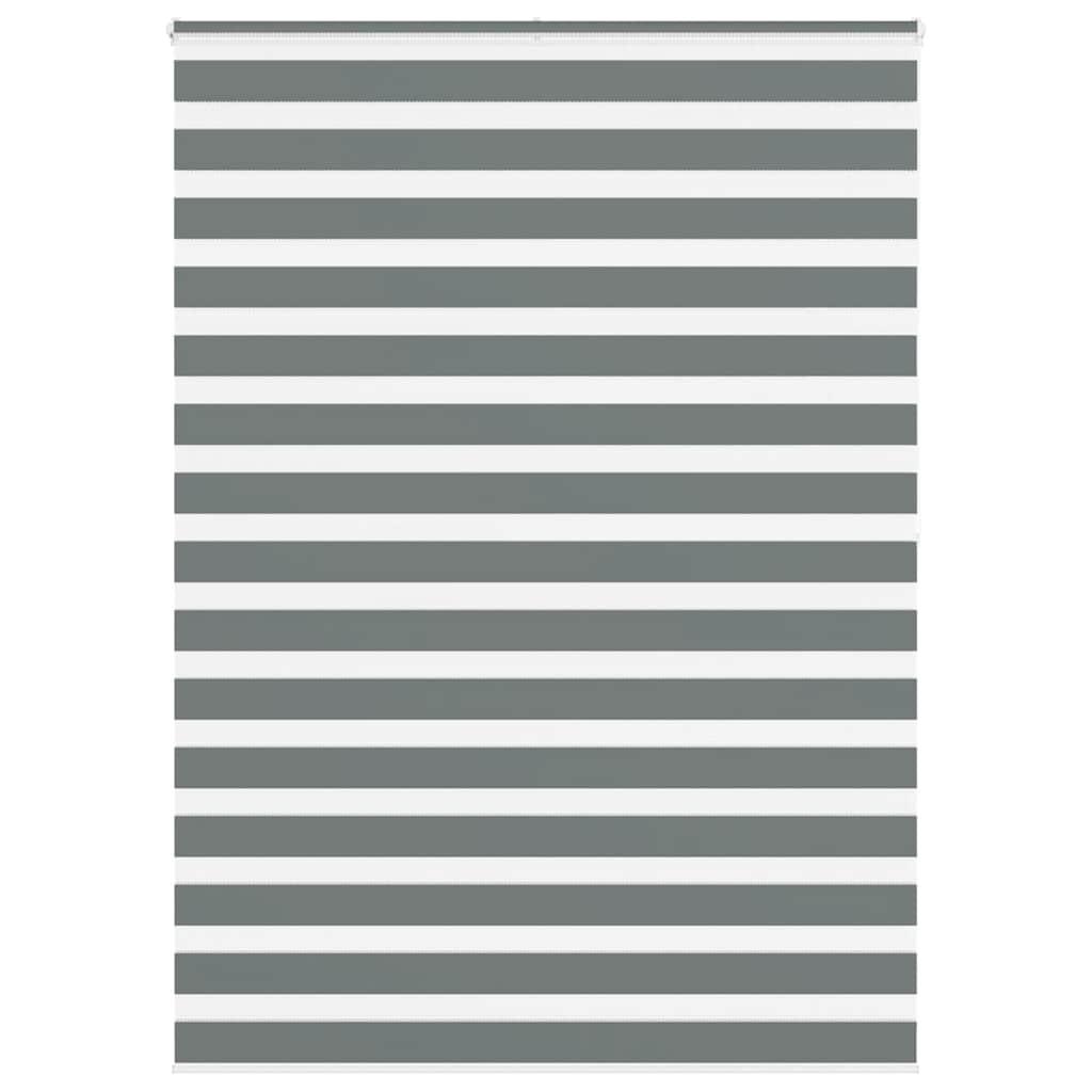 Zebragardin mørkegrå 155x200 cm stofbredde 150,9 cm polyester