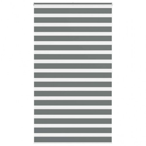Zebragardin mørkegrå 130×200 cm - stofbredde 125,9 cm, polyester