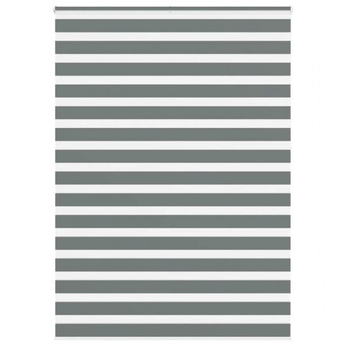 Zebragardin mørkegrå 155×230 cm - stofbredde 150,9 cm, polyester