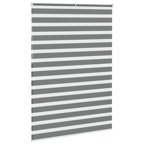 Zebragardin mørkegrå 155×230 cm - stofbredde 150,9 cm, polyester