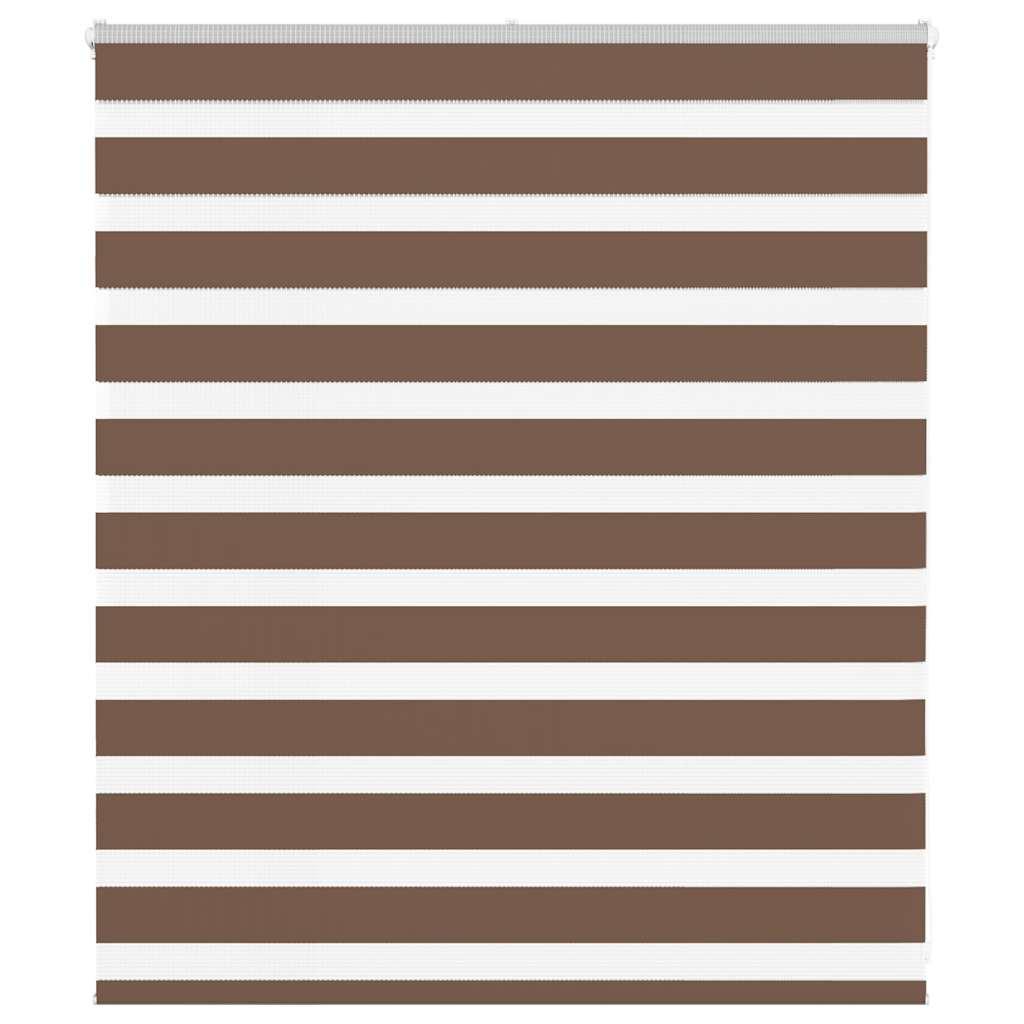Zebragardin brun 135x100 cm stofbredde 130,9 cm polyester