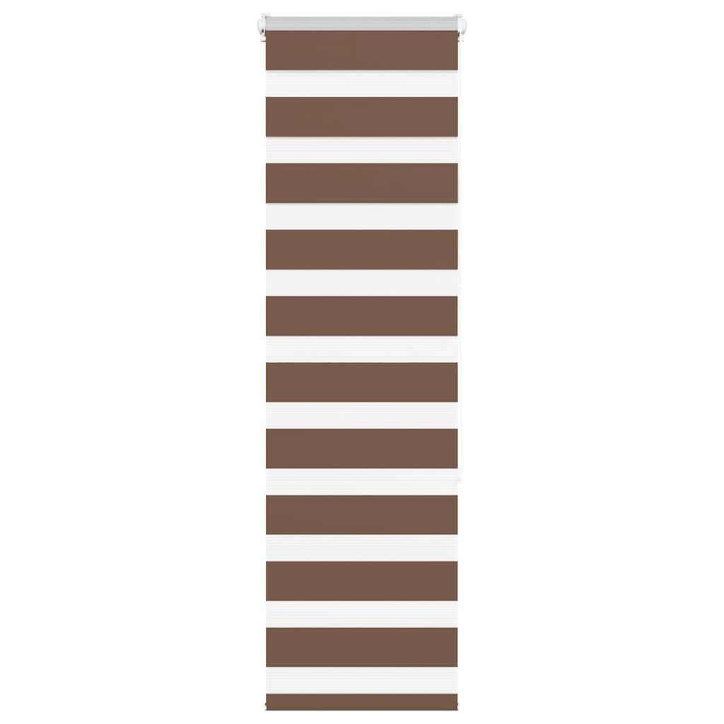 Zebragardin brun 50x150 cm stofbredde 45,9 cm polyester