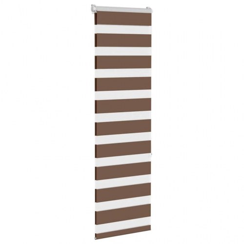 Zebragardin - brun 50×150 cm, stofbredde 45,9 cm, polyester