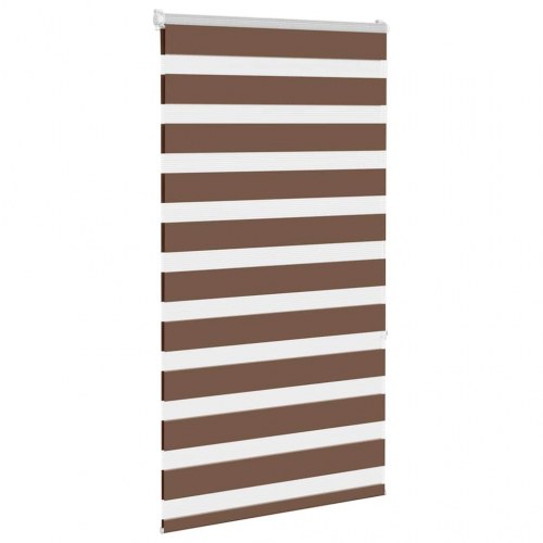 Zebragardin brun 75×150 cm - stofbredde 70,9 cm, polyester
