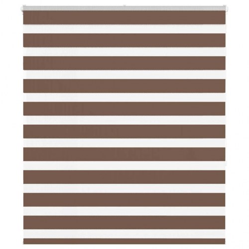 Zebragardin - brun 120×150 cm, stofbredde 115,9 cm, polyester
