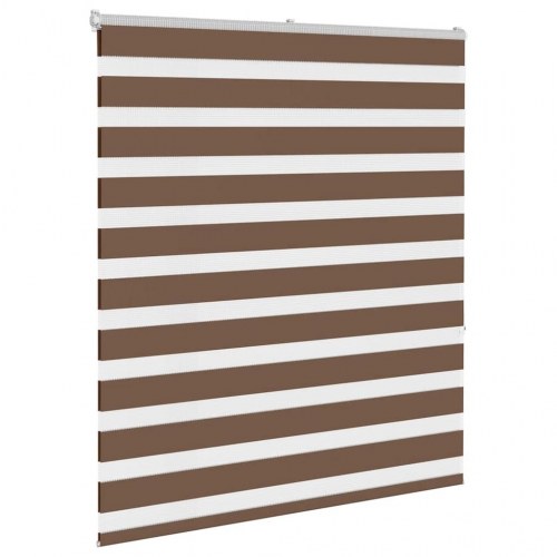Zebragardin - brun 120×150 cm, stofbredde 115,9 cm, polyester