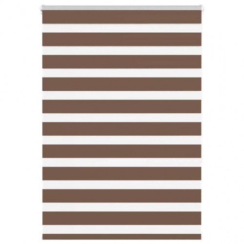 Zebragardin - brun 110×150 cm, stofbredde 105,9 cm, polyester