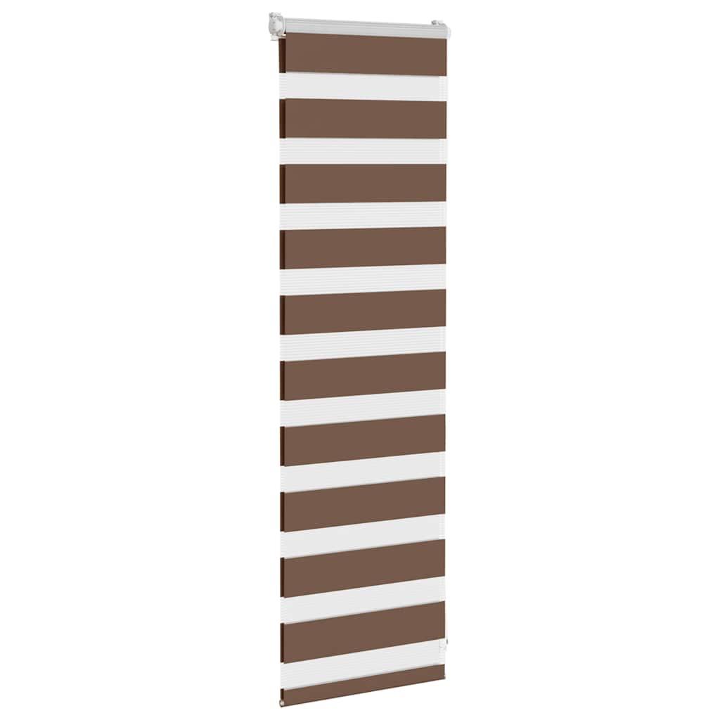 Zebragardin brun 40x100 cm stofbredde 35,9 cm polyester