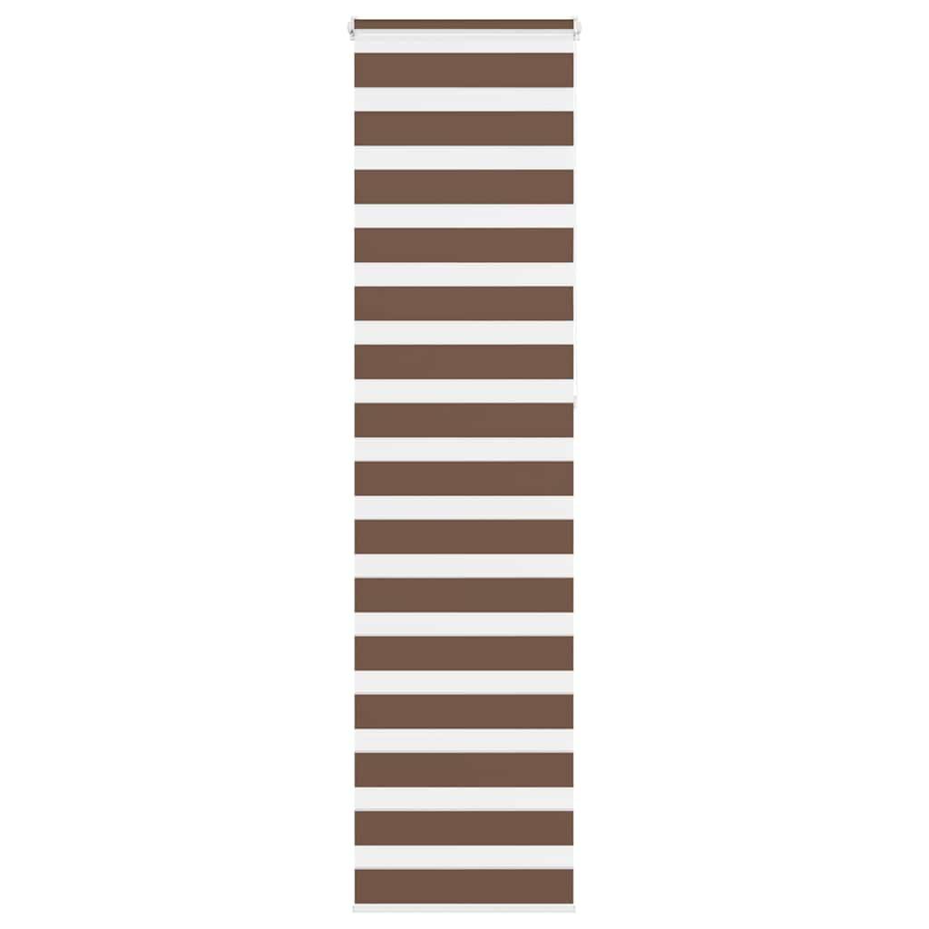 Zebragardin brun 60x230 cm stofbredde 55,9 cm polyester