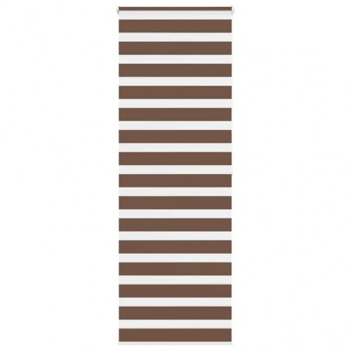 Zebragardin - brun 75×200 cm, stofbredde 70,9 cm - polyester