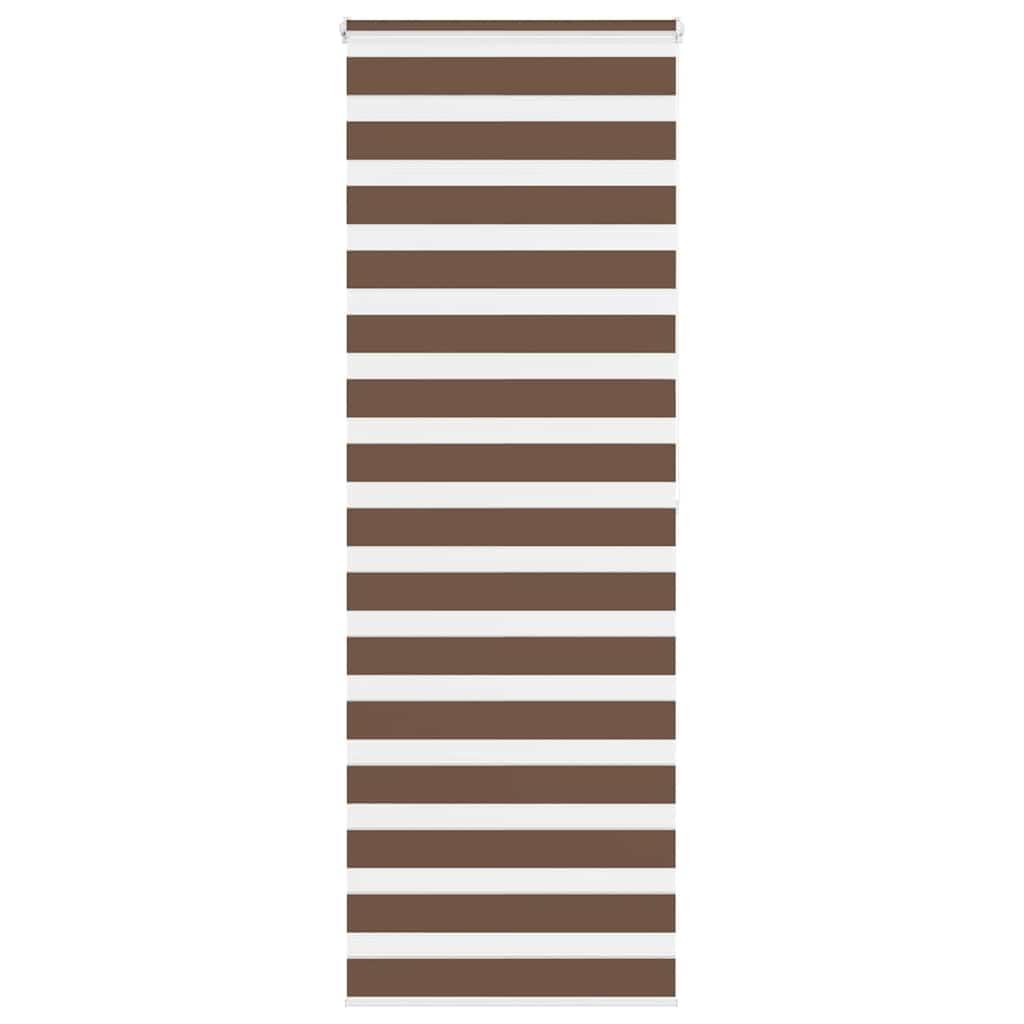 Zebragardin brun 75x200 cm stofbredde 70,9 cm polyester