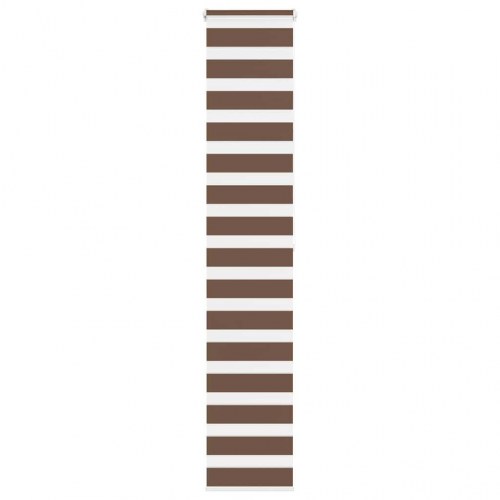 Zebragardin - brun 50×200 cm, stofbredde 45,9 cm, polyester