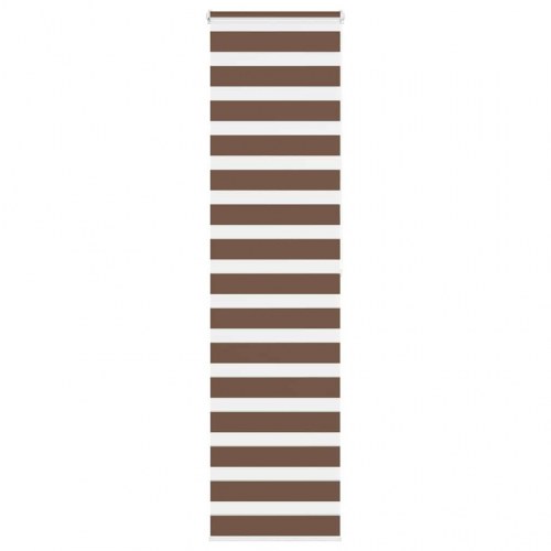 Zebragardin - brun 60×200 cm, stofbredde 55,9 cm, polyester