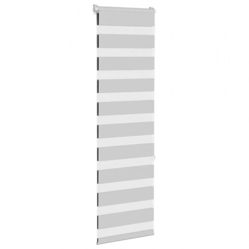 Zebragardin lysegrå 45×150 cm - stofbredde 40,9 cm, polyester