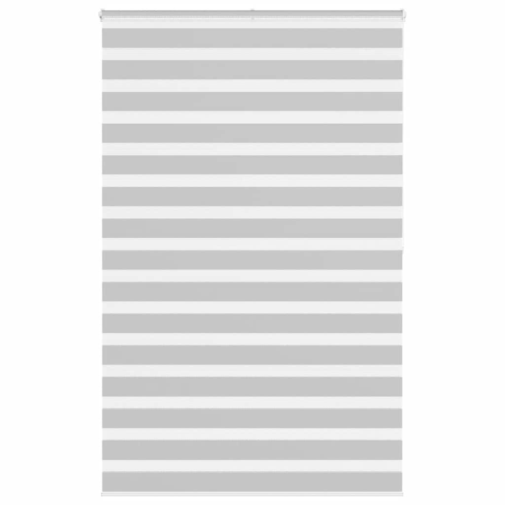 Zebragardin lysegrå 150x200 cm stofbredde 145,9 cm polyester billede