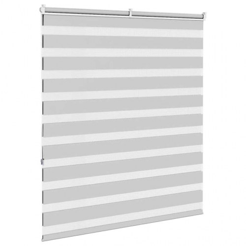 Zebragardin lysegrå 120×150 cm - stofbredde 115,9 cm, polyester