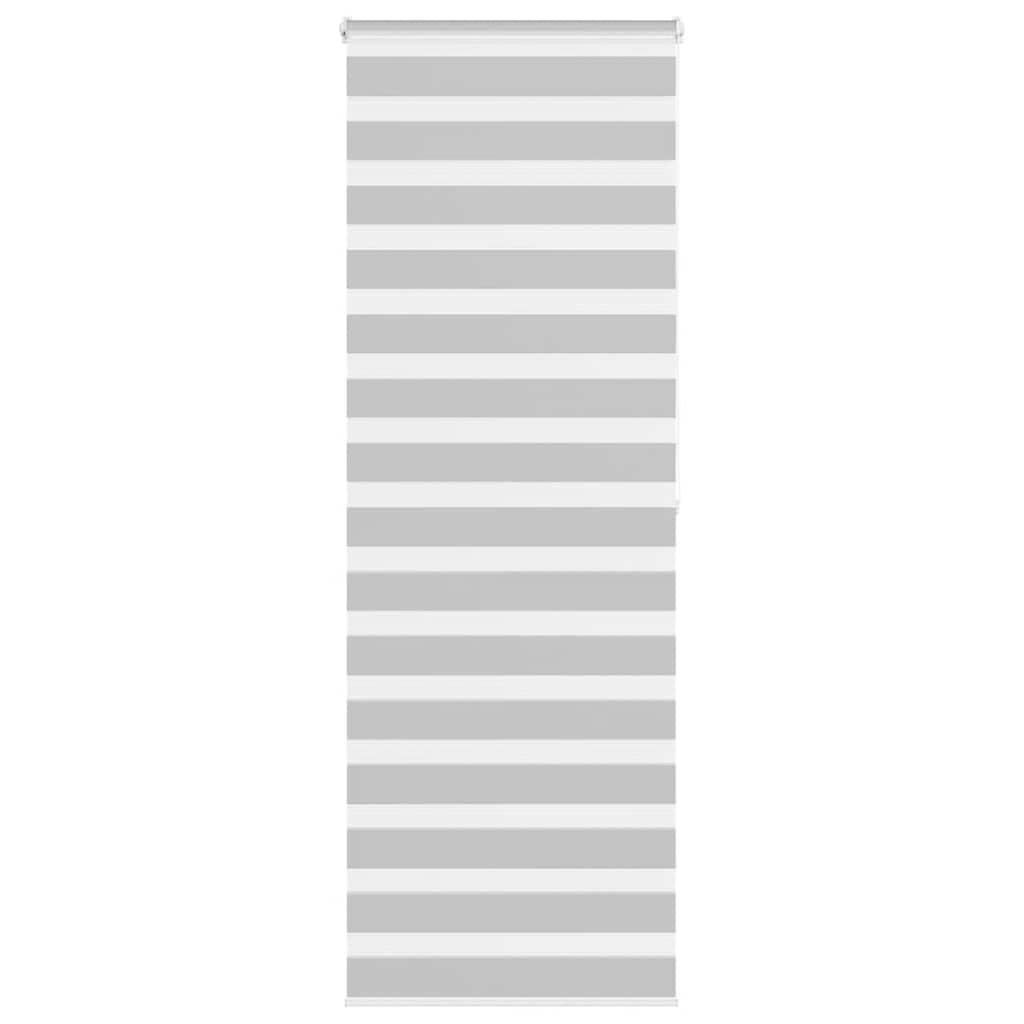 Zebragardin lysegrå 75x200 cm stofbredde 70,9 cm polyester