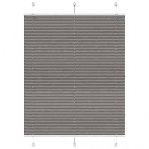 Plisségardin - antracit, 105×100 cm, polyester