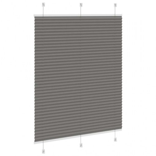 Plisségardin - antracit, 105×100 cm, polyester