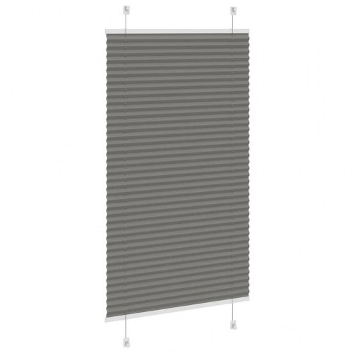 Plisségardin antracit 80×150 cm - stofbredde 79,4 cm, polyester