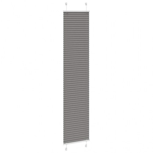 Plisségardin - antracit 40×200 cm, stofbredde 39,4 cm, polyester