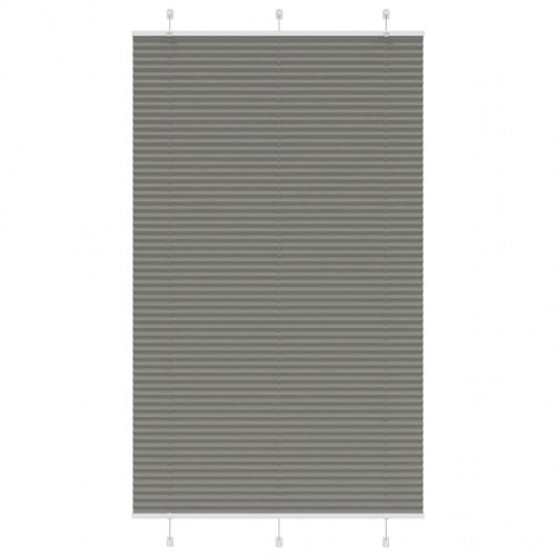 Plisségardin - antracit, 115 × 200 cm, polyester