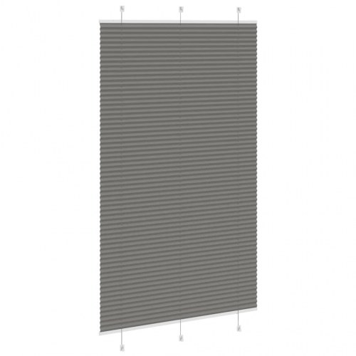 Plisségardin - antracit, 115 × 200 cm, polyester
