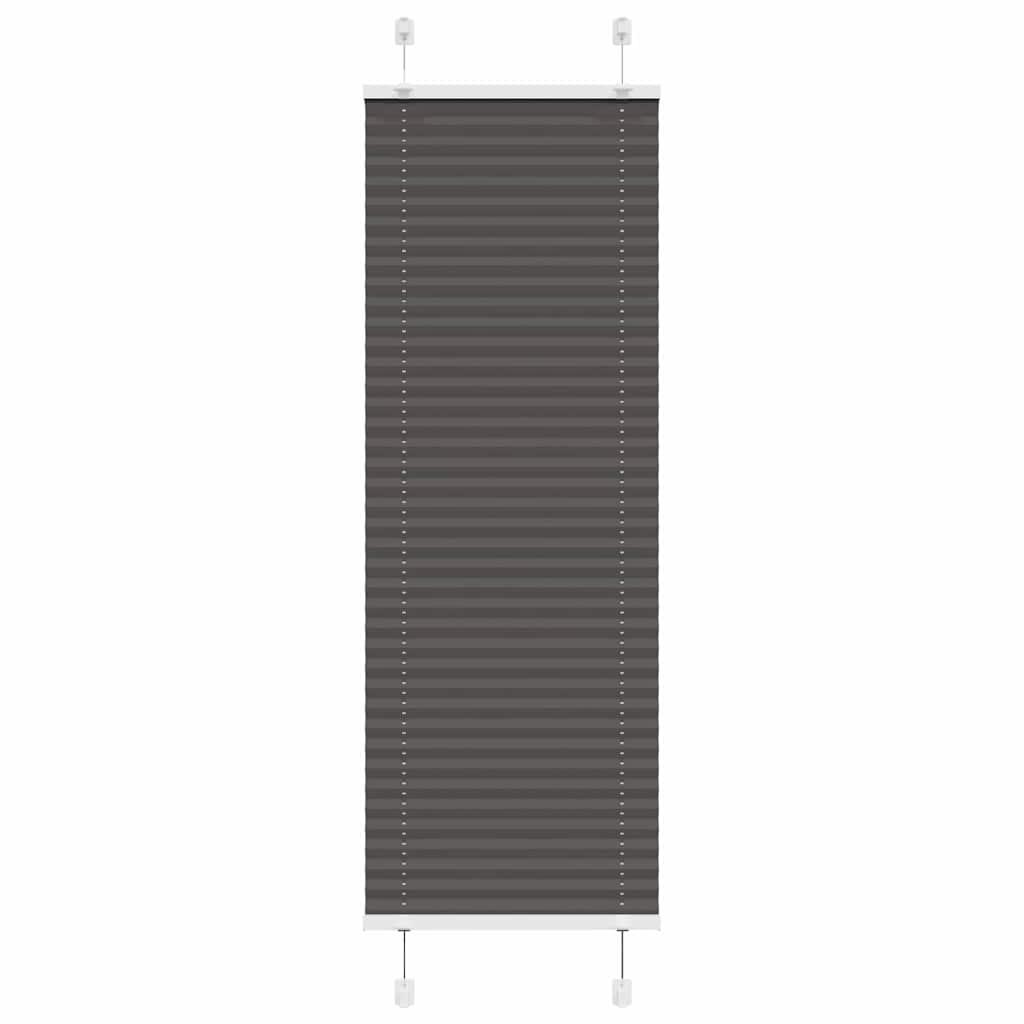 Plisségardin Sort 50x150 cm Stofbredde 49,4 cm Polyester