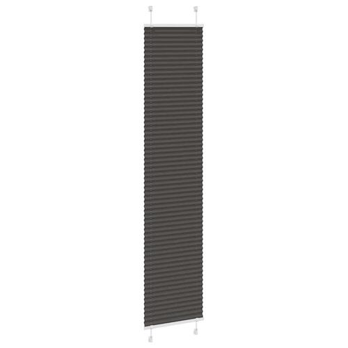 Plisségardin Sort 50x200 cm Stofbredde 49,4 cm Polyester