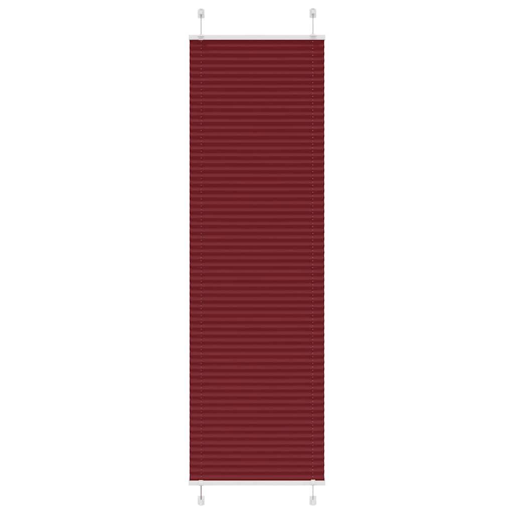 Plisségardin Bordeauxrød 60x200 cm Stofbredde 59,4 cm Polyester