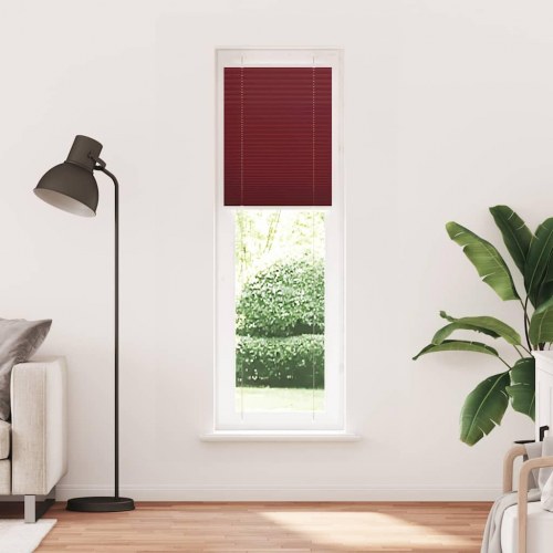 Plisségardin - bordeauxrød 60×200 cm, stofbredde 59,4 cm, polyester