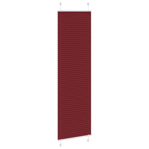 Plisségardin - bordeauxrød 60×200 cm, stofbredde 59,4 cm, polyester