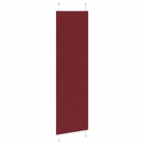 Plisségardin - bordeauxrød 60×200 cm, stofbredde 59,4 cm, polyester