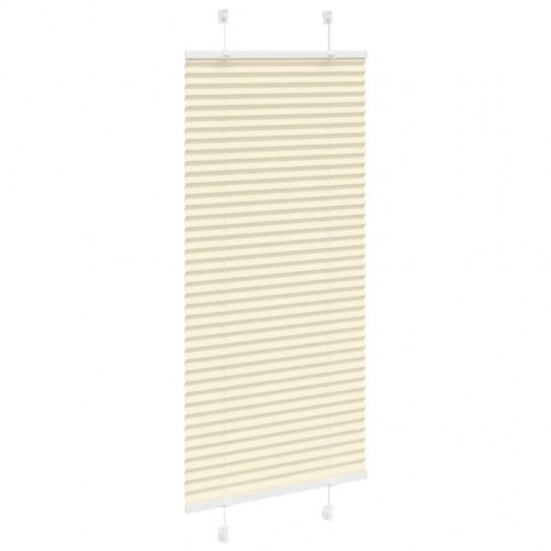 Plisségardin - creme 65×150 cm, stofbredde 64,4 cm, polyester