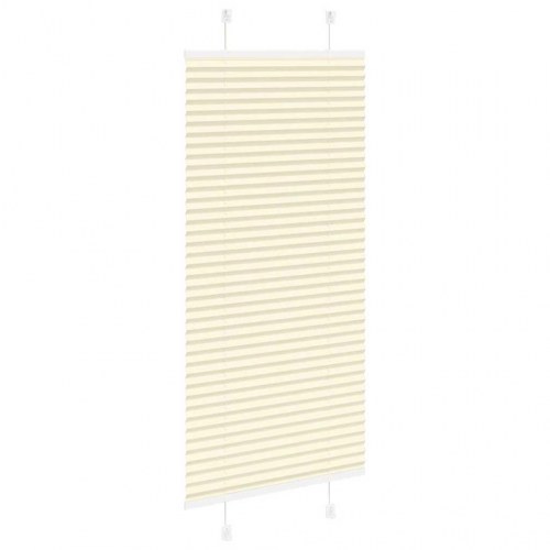 Plisségardin - creme 65×150 cm, stofbredde 64,4 cm, polyester