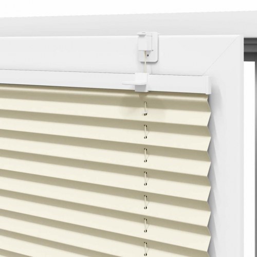 Plisségardin - creme 65×150 cm, stofbredde 64,4 cm, polyester