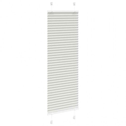 Plisségardin lysegrå 40×100 cm - stofbredde 39,4 cm, polyester