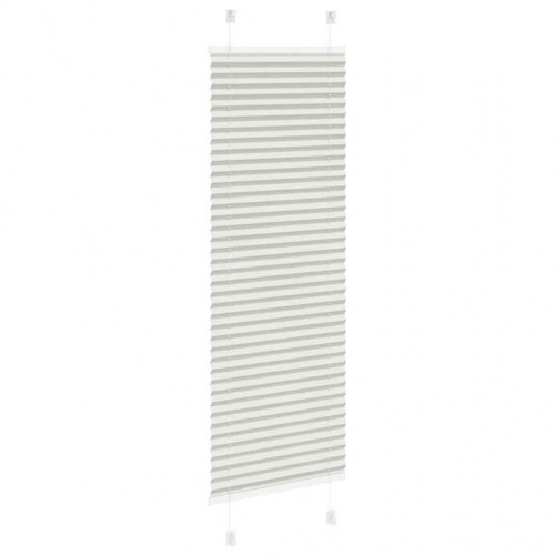 Plisségardin lysegrå 40×100 cm - stofbredde 39,4 cm, polyester