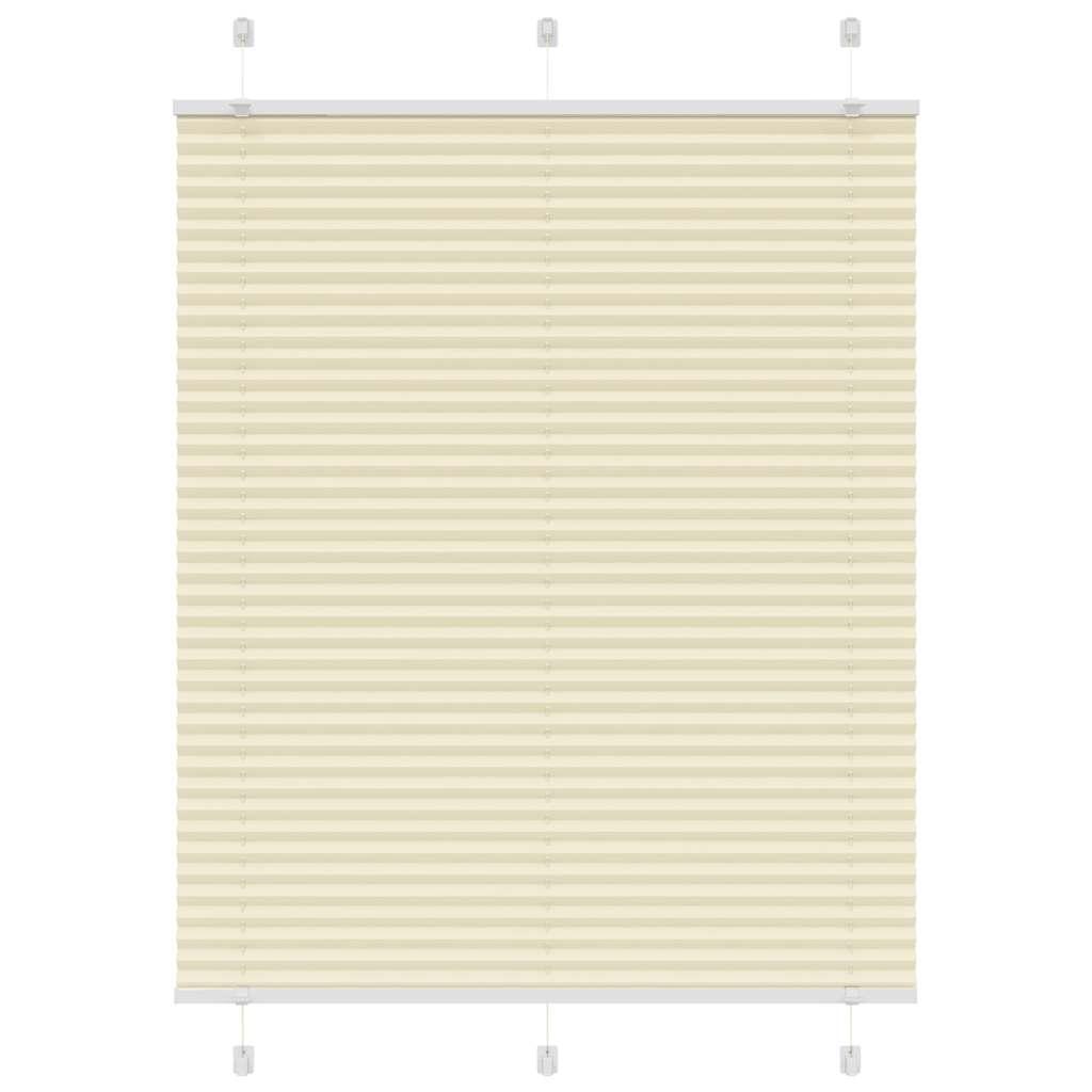 Plisségardin fløde 105x100 cm Stofbredde 104,4 cm Polyester