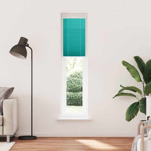 Plisségardin - petroleum grøn 40×200 cm, stofbredde 39,4 cm - polyester