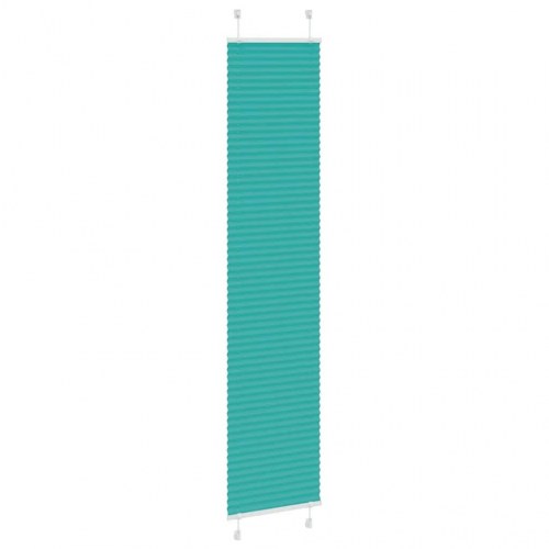 Plisségardin - petroleum grøn 40×200 cm, stofbredde 39,4 cm - polyester